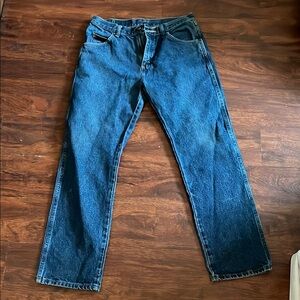 Wrangler Blue Straight-Leg Jeans Classic Style